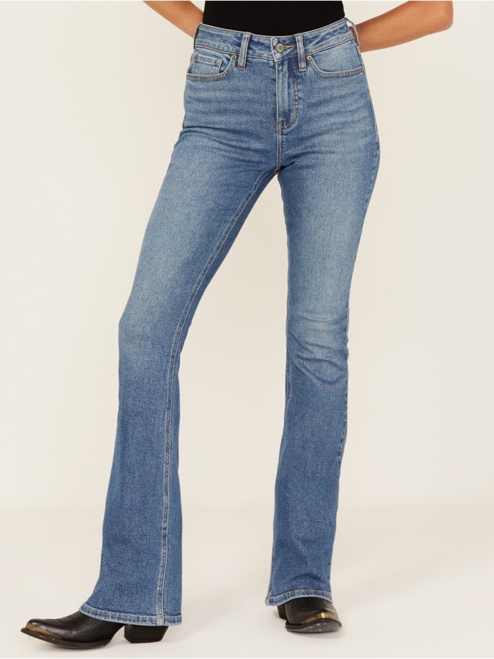 IDYLLWIND by Miranda Lambert Legend High Rise Bootcut Jeans Size 4 Long 34L